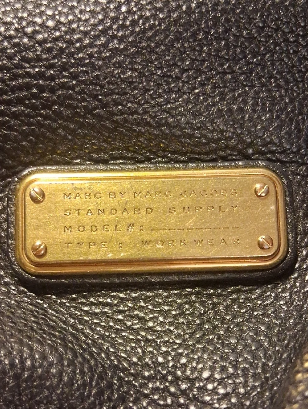 Marc By Marc Jacobs Black Leather Hobo Shoulder Bag
